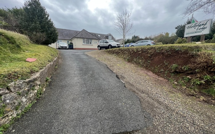 Driveway before tarmac surfacing